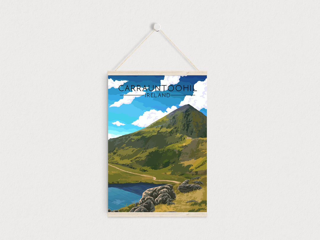 Carrauntoohil Ireland Travel Poster