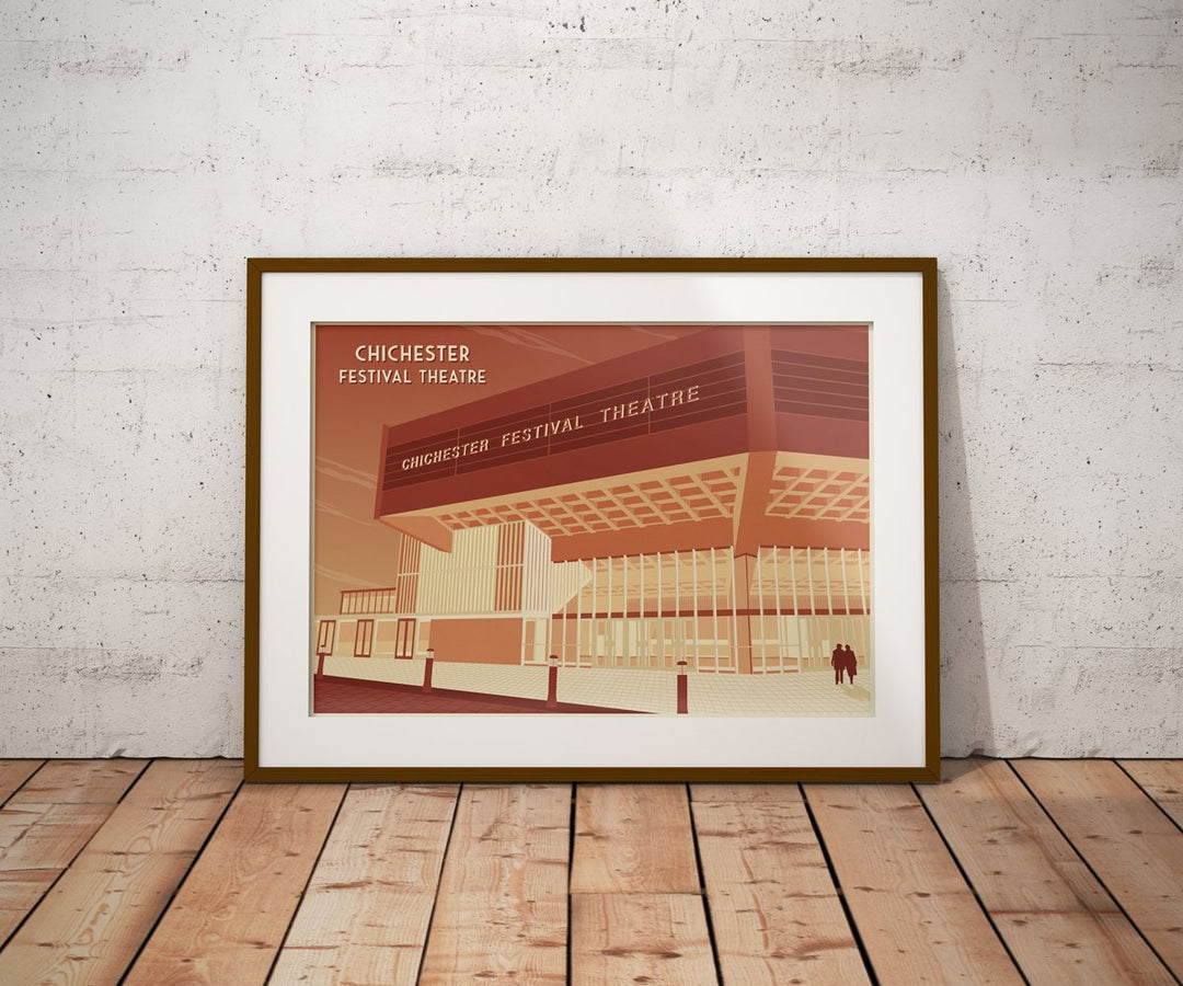 Chichester Festival Theatre Travel Poster