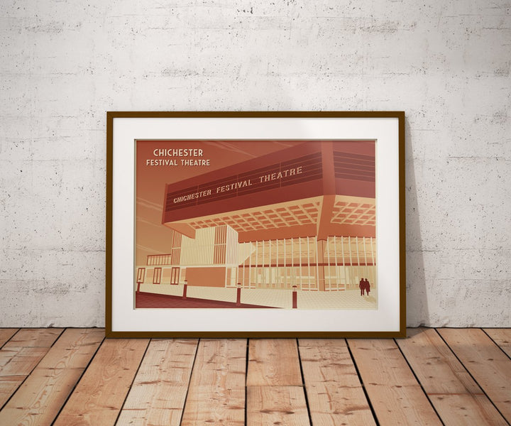 Chichester Festival Theatre Travel Poster