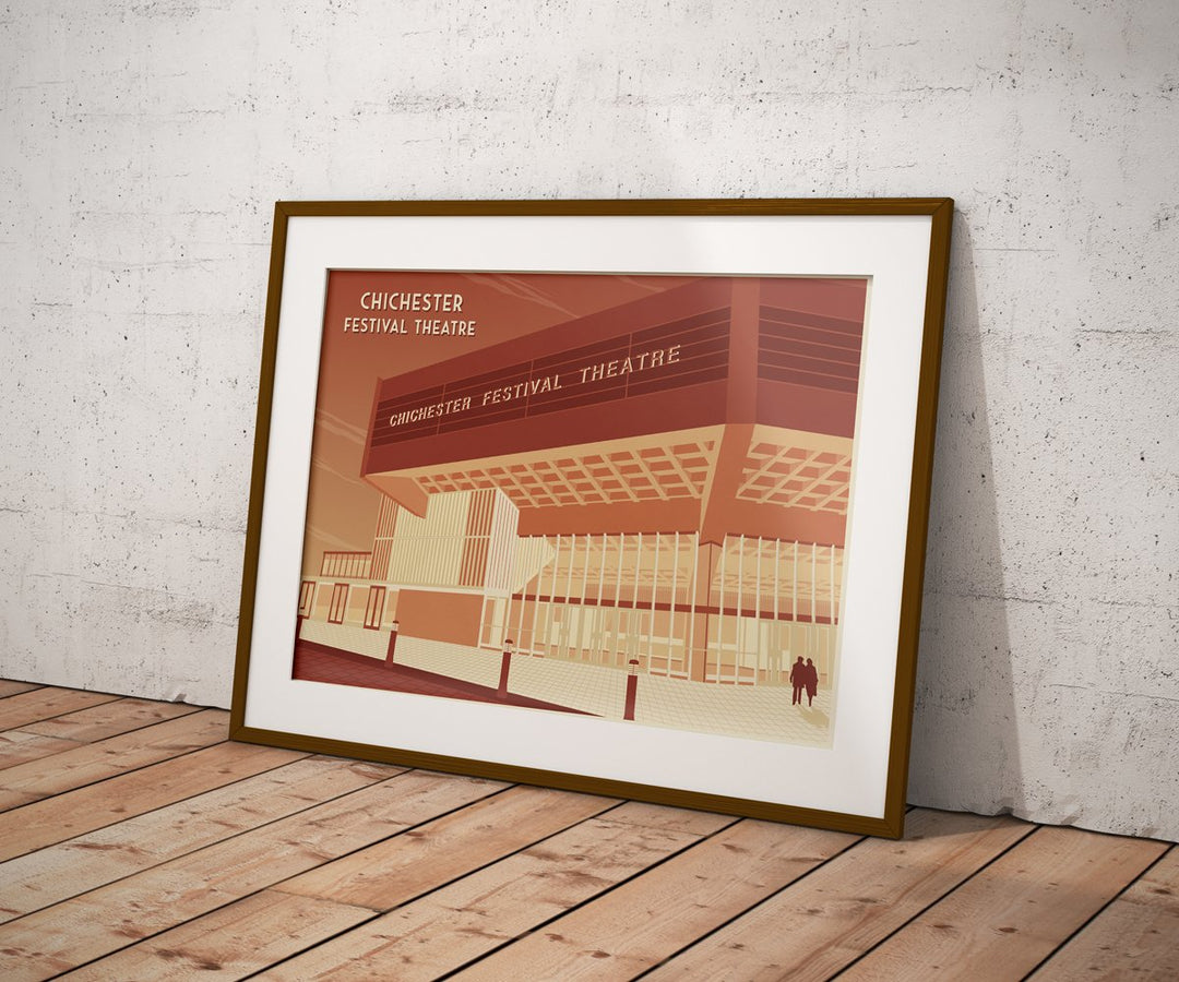 Chichester Festival Theatre Travel Poster