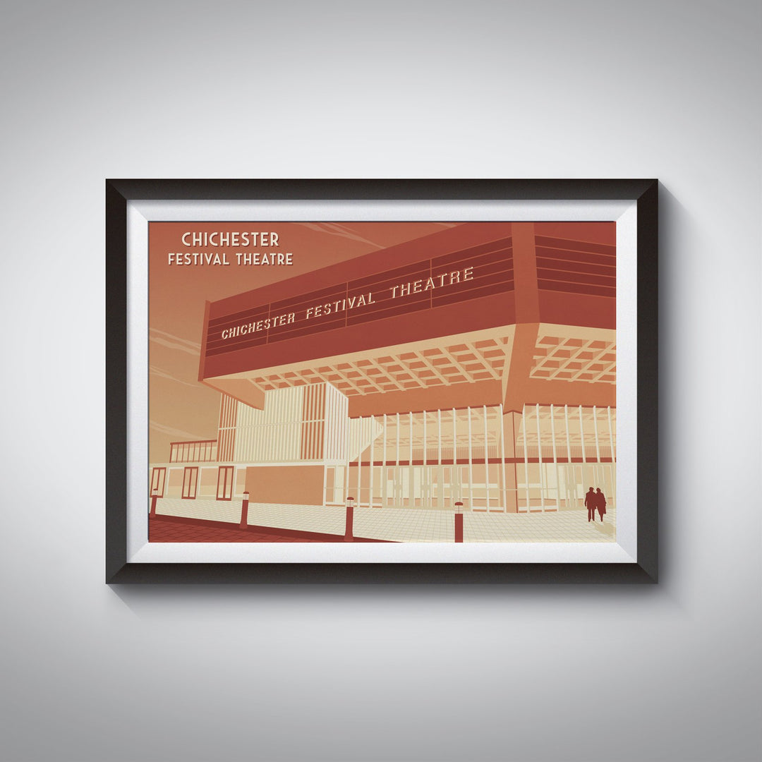 Chichester Festival Theatre Travel Poster