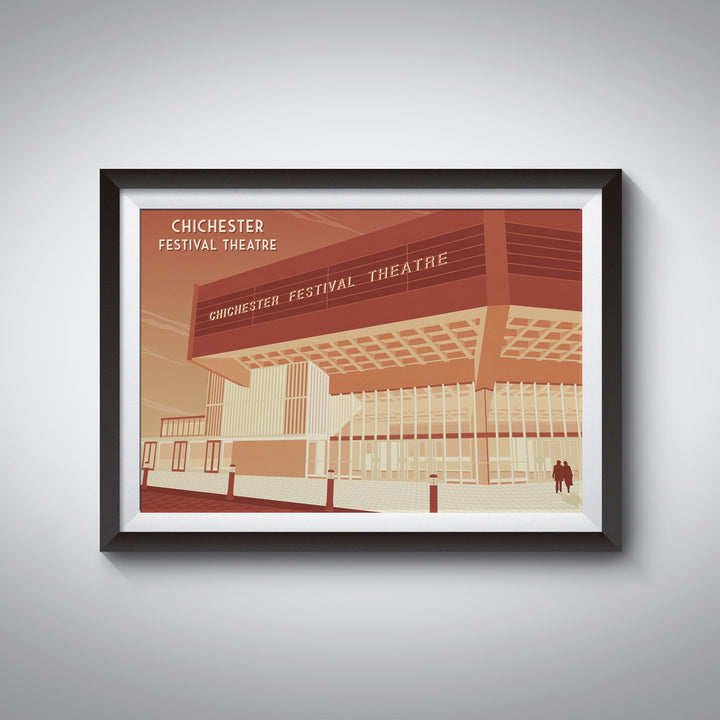 Chichester Festival Theatre Travel Poster