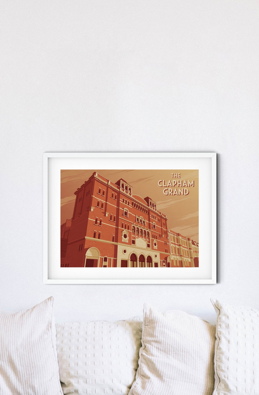 Clapham Grand London Travel Poster