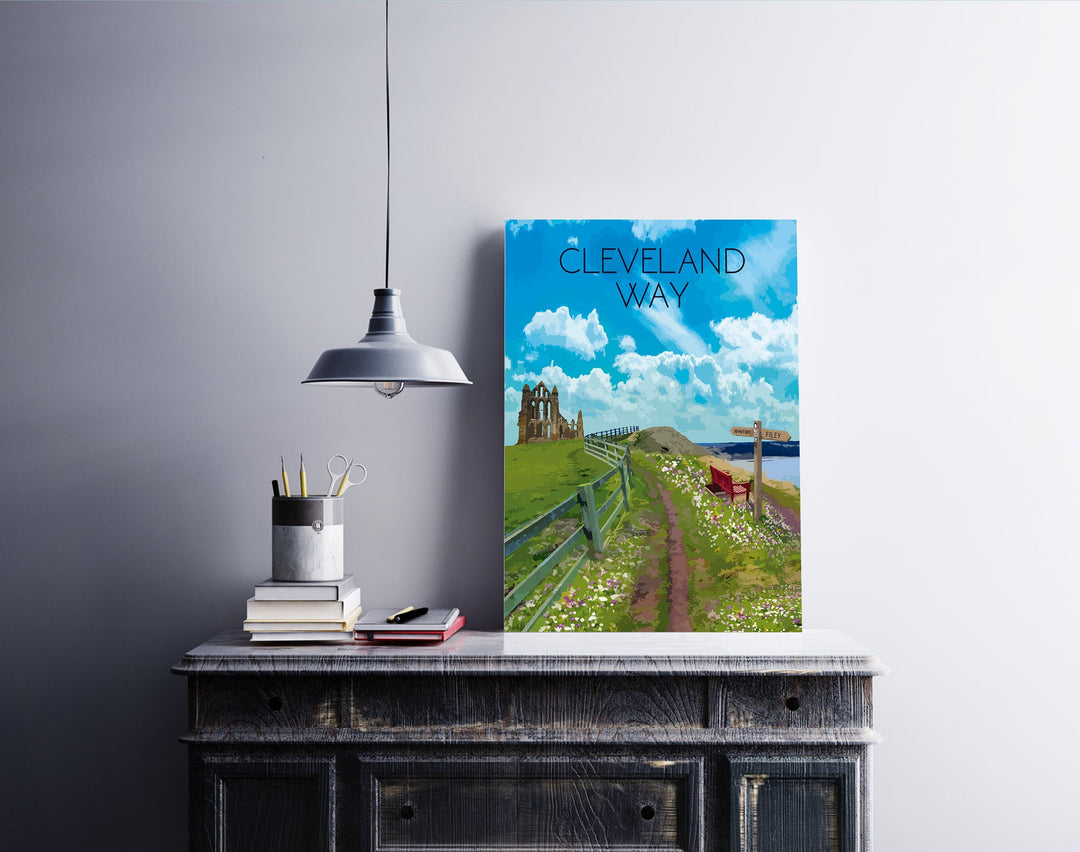 Cleveland Way National Trail Travel Poster