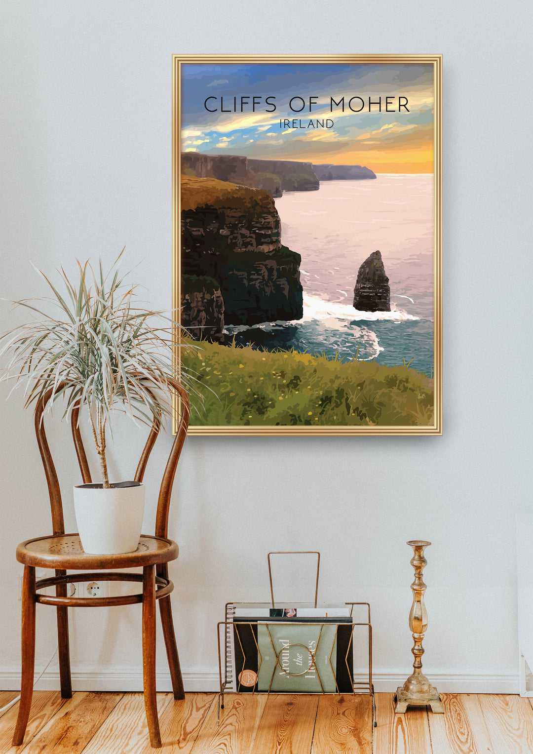 Cliffs of Moher Ireland Travel Poster