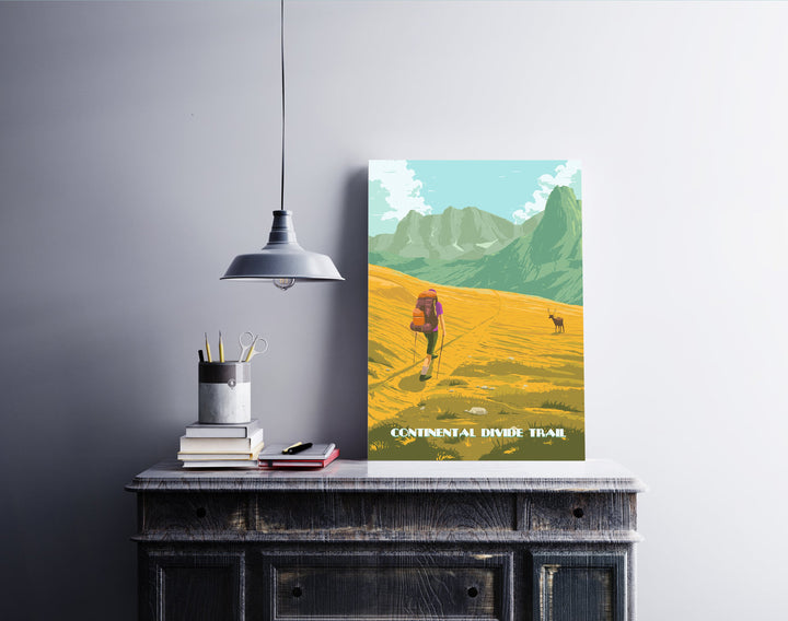 Continental Divide Trail Travel Poster