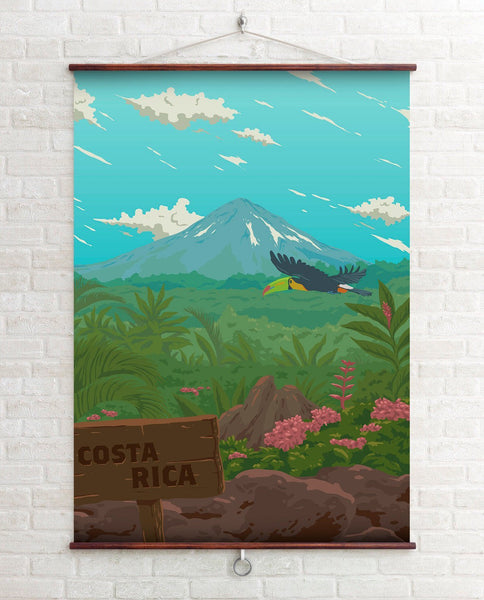 Costa Rica Travel Poster