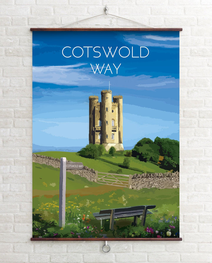 Cotswold Way National Trail Travel Poster