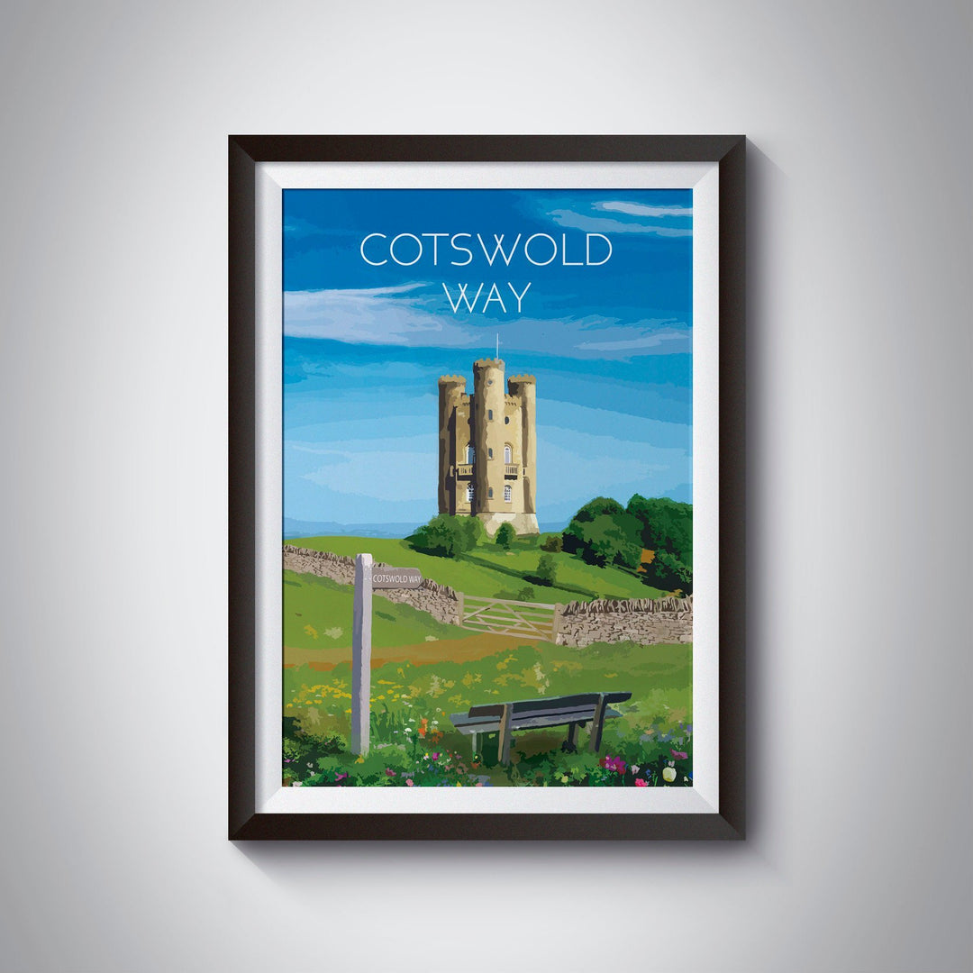 Cotswold Way National Trail Travel Poster