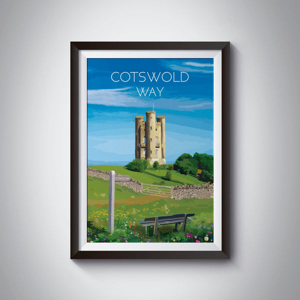 Cotswold Way National Trail Travel Poster