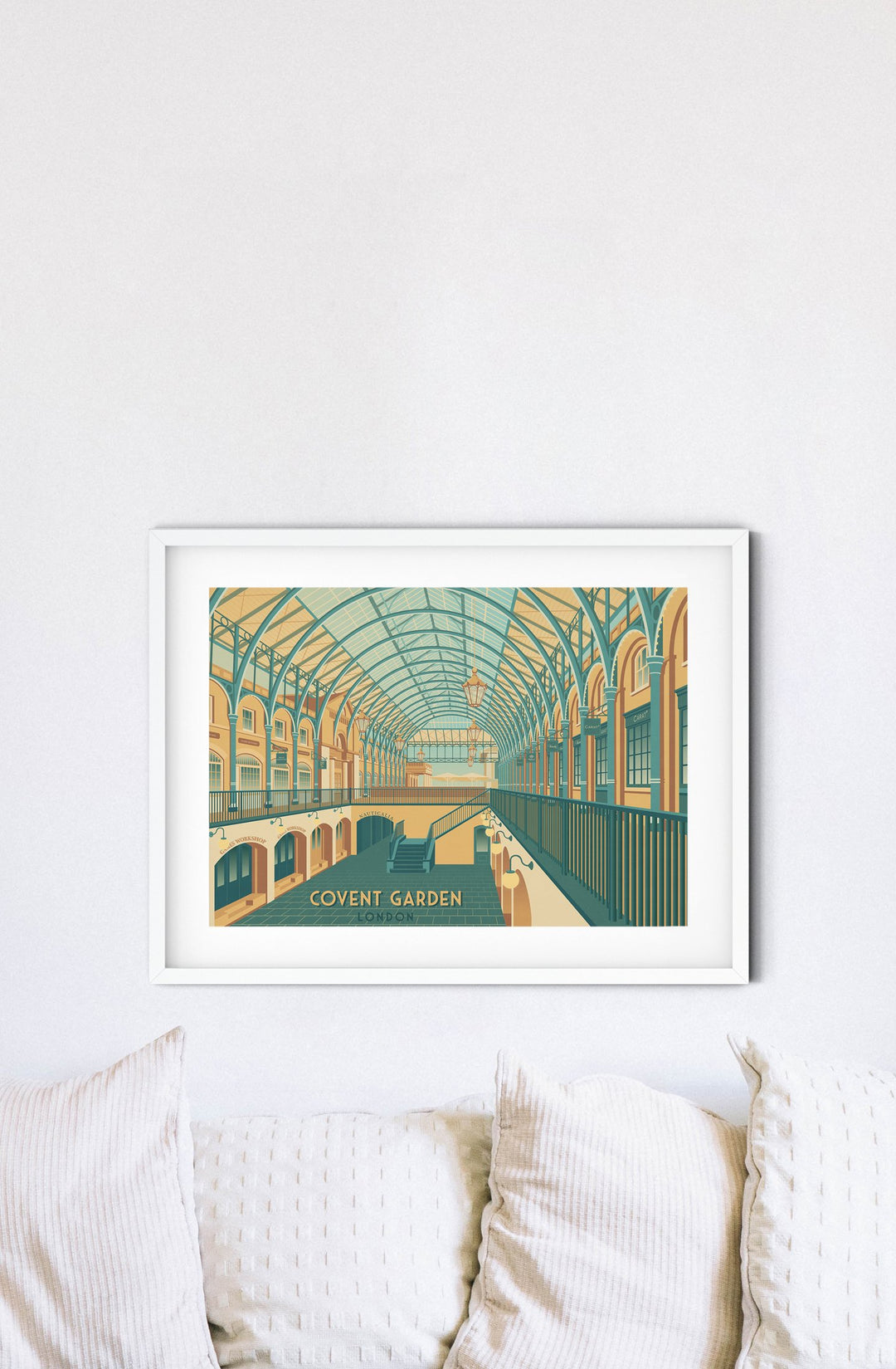 Covent Garden London Travel Poster