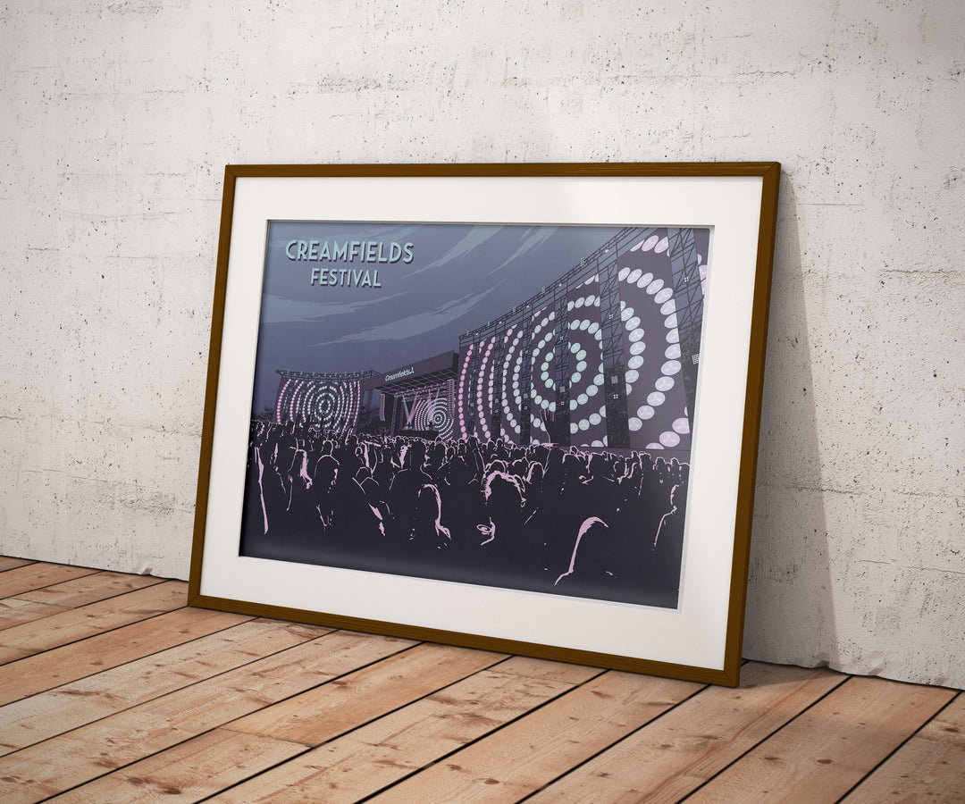 Creamfields Festival Travel Poster