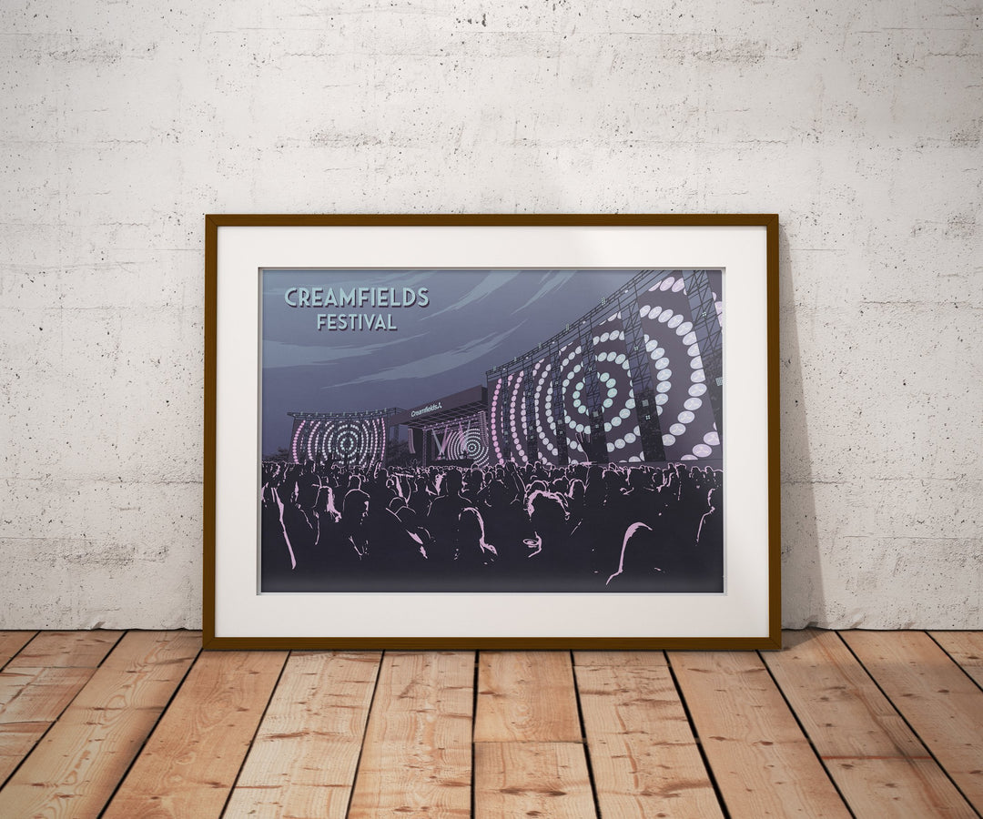 Creamfields Festival Travel Poster