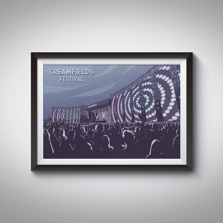 Creamfields Festival Travel Poster