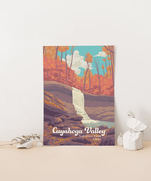 Cuyahoga Valley National Park Travel Poster