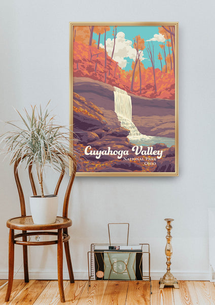 Cuyahoga Valley National Park Travel Poster