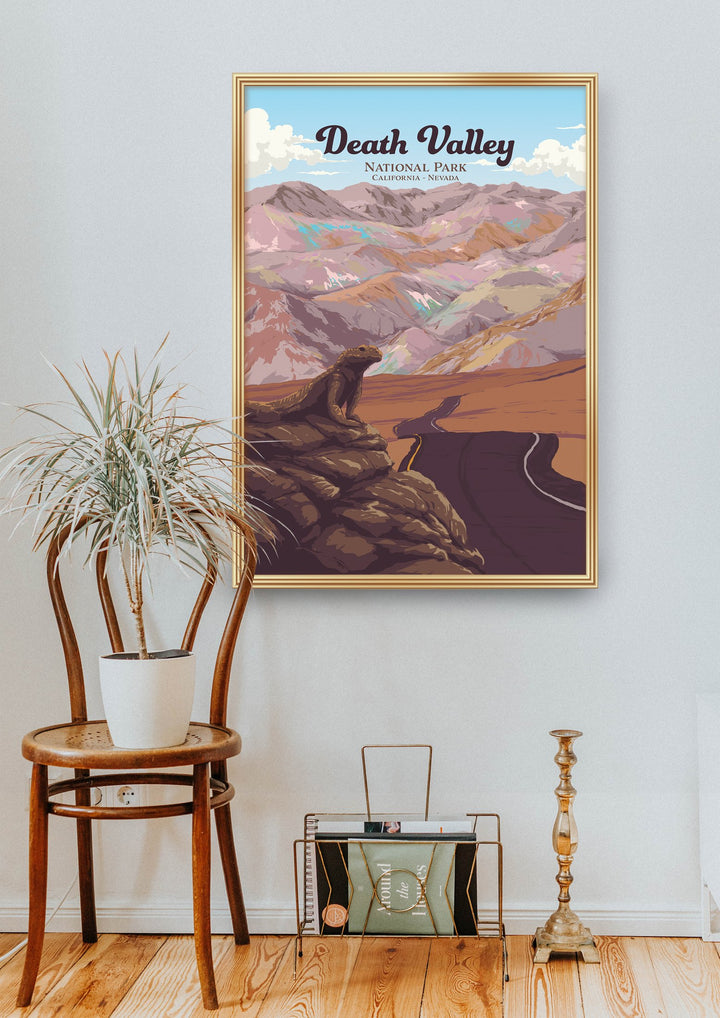 Death Valley National Park Travel Poster