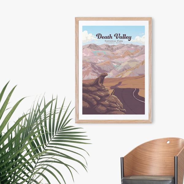 Death Valley National Park Travel Poster