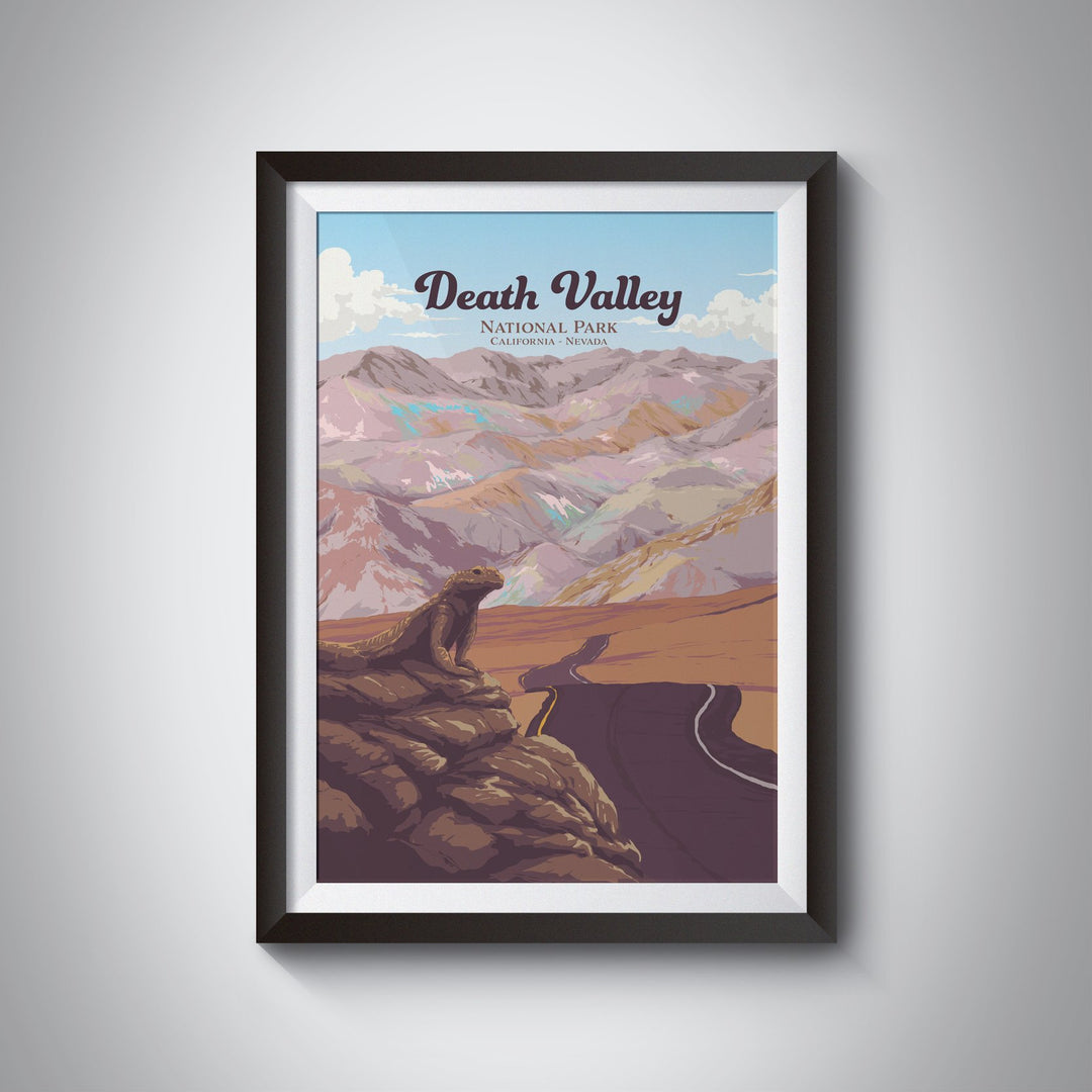 Death Valley National Park Travel Poster