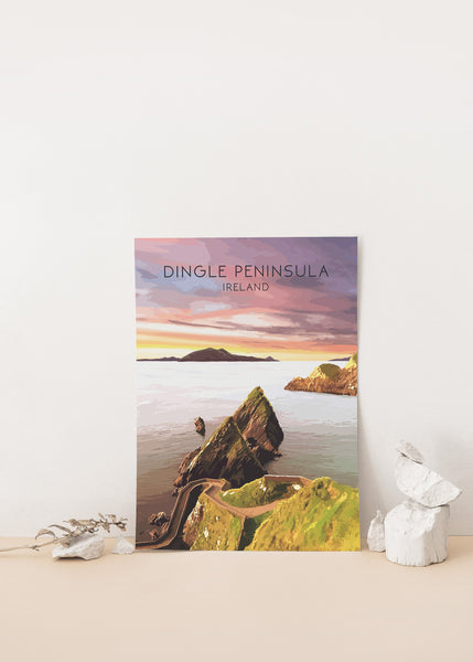 Dingle Peninsula Ireland Travel Poster