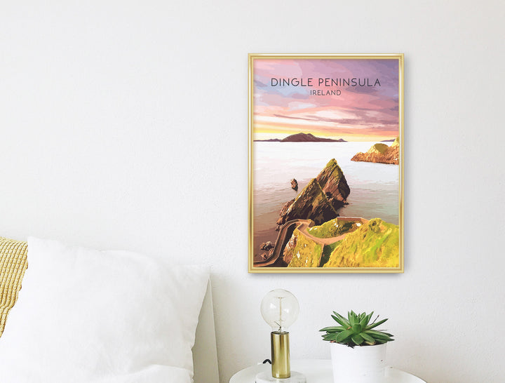 Dingle Peninsula Ireland Travel Poster