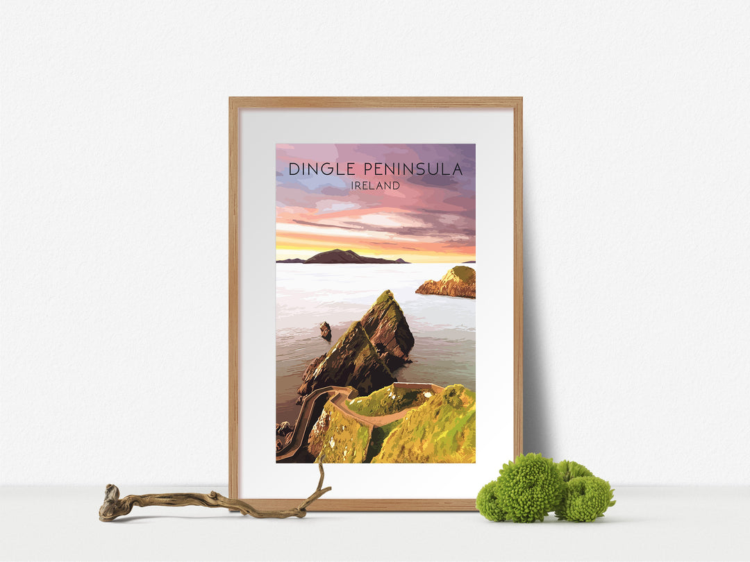 Dingle Peninsula Ireland Travel Poster