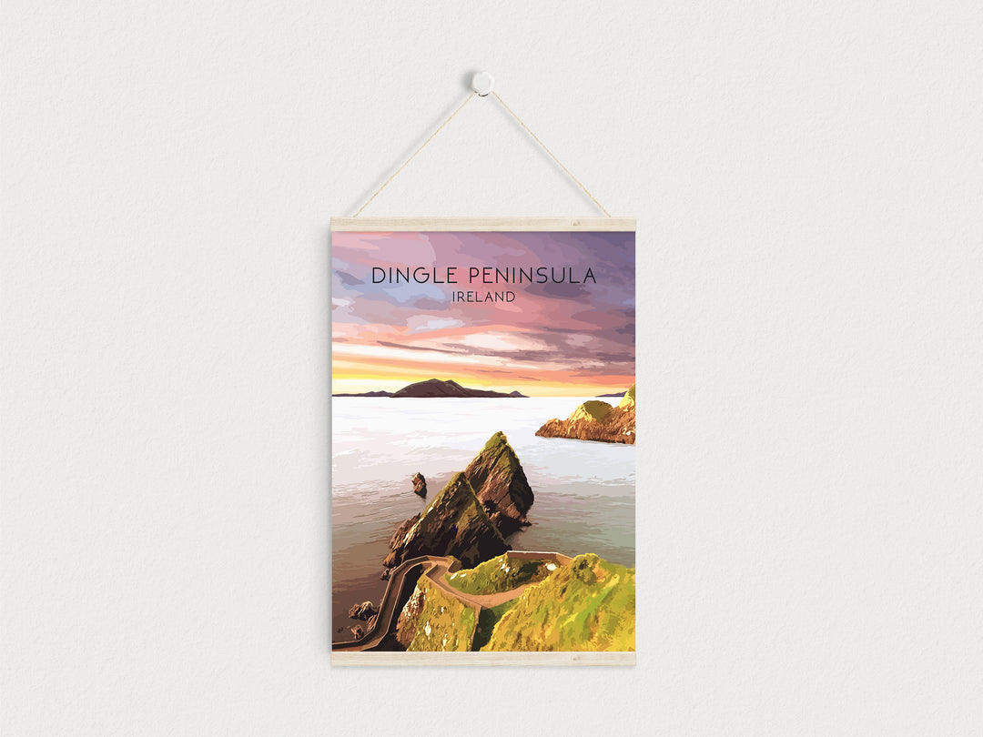 Dingle Peninsula Ireland Travel Poster