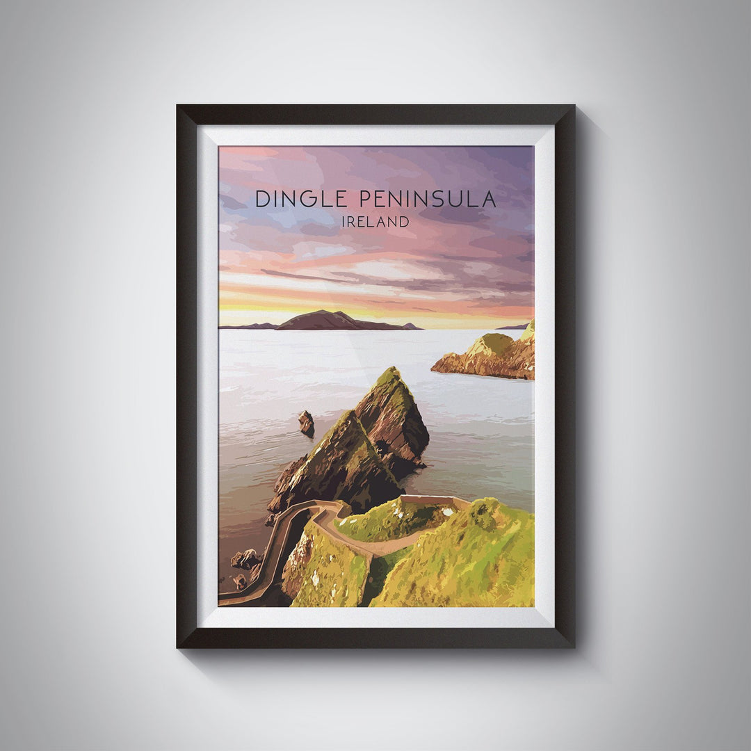 Dingle Peninsula Ireland Travel Poster