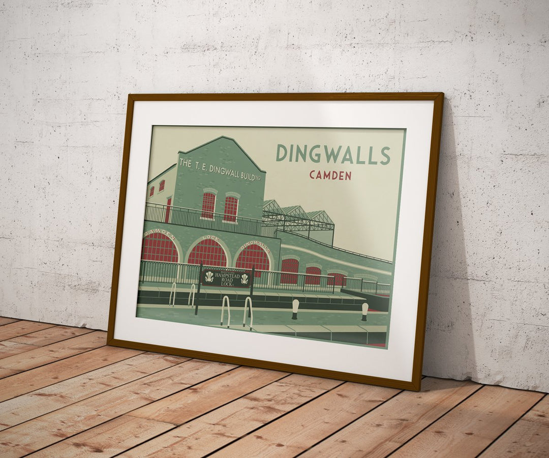 Dingwalls Camden London Travel Poster