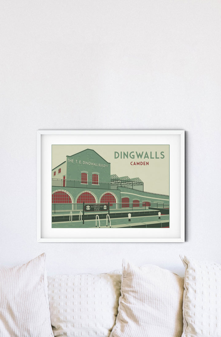 Dingwalls Camden London Travel Poster