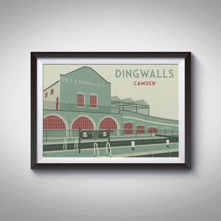 Dingwalls Camden London Travel Poster