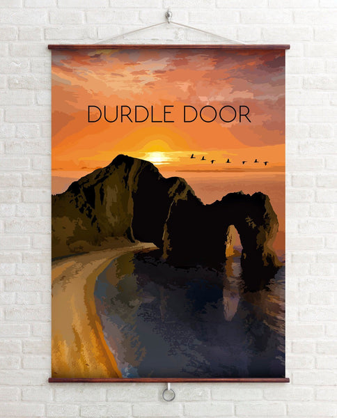 Durdle Door Travel Poster
