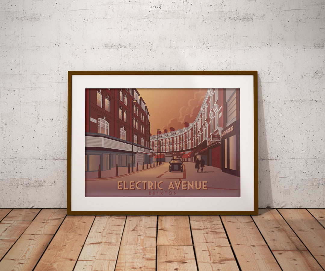 Electric Avenue Brixton Travel Poster