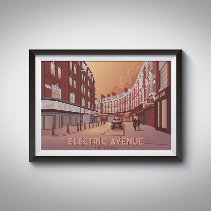 Electric Avenue Brixton Travel Poster