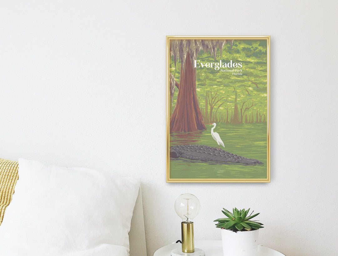 Everglades National Park Travel Poster