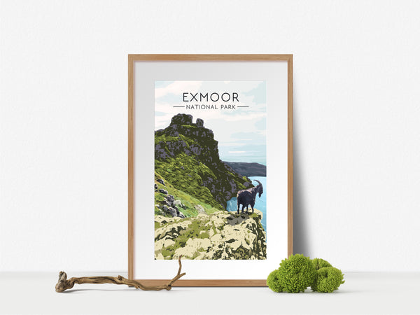 Exmoor National Park Travel Poster