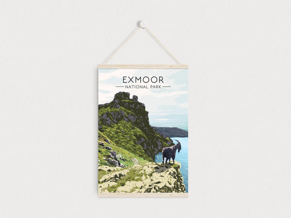 Exmoor National Park Travel Poster