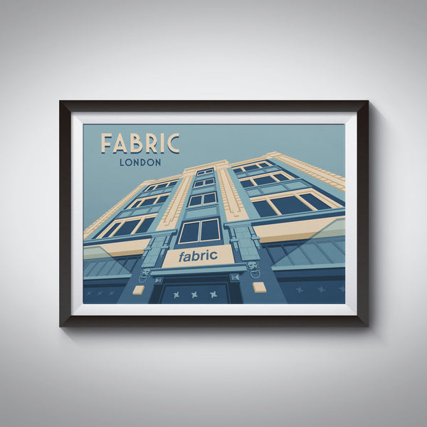 Fabric Nightclub London Travel Poster