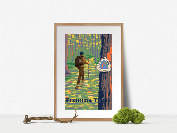 Florida Trail Travel Poster
