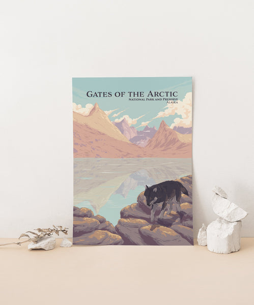 Gates of the Arctic National Park Travel Poster