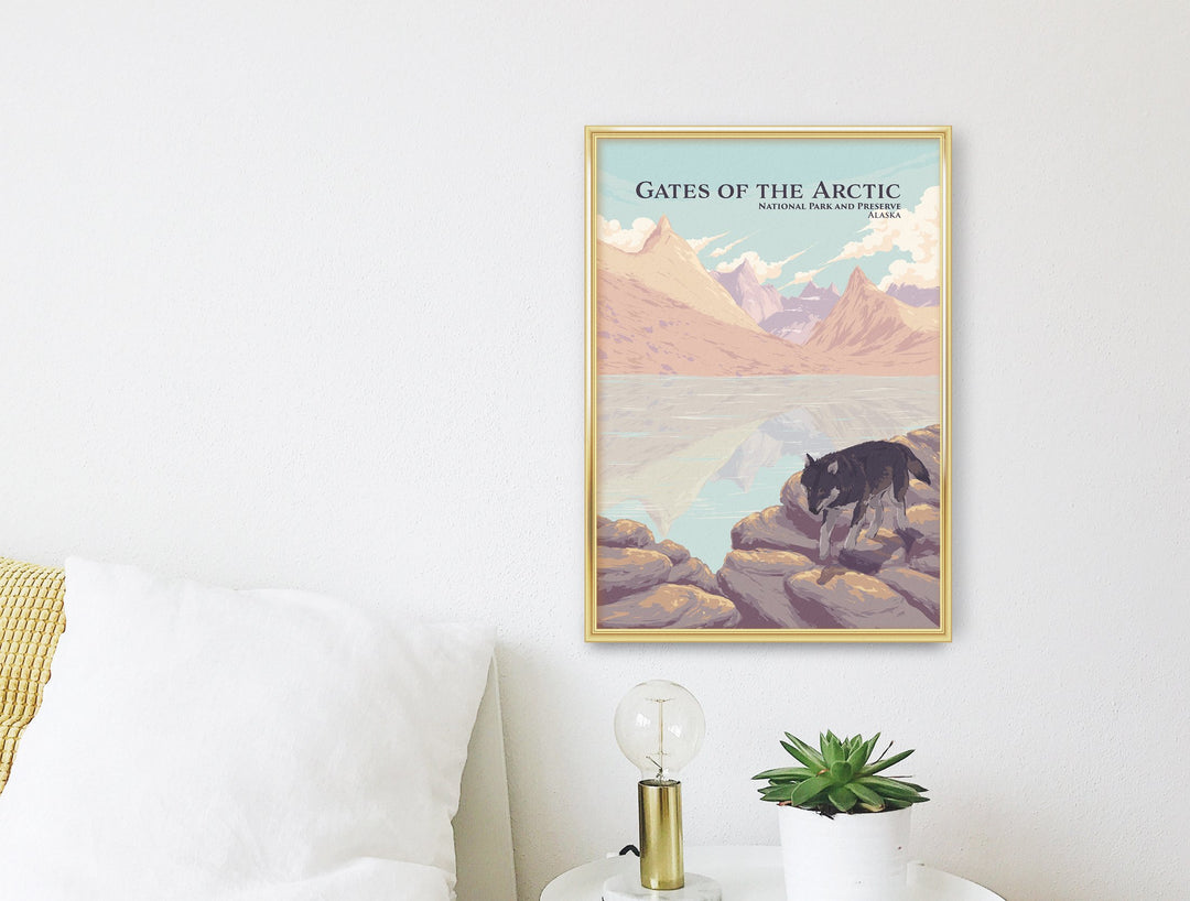 Gates of the Arctic National Park Travel Poster