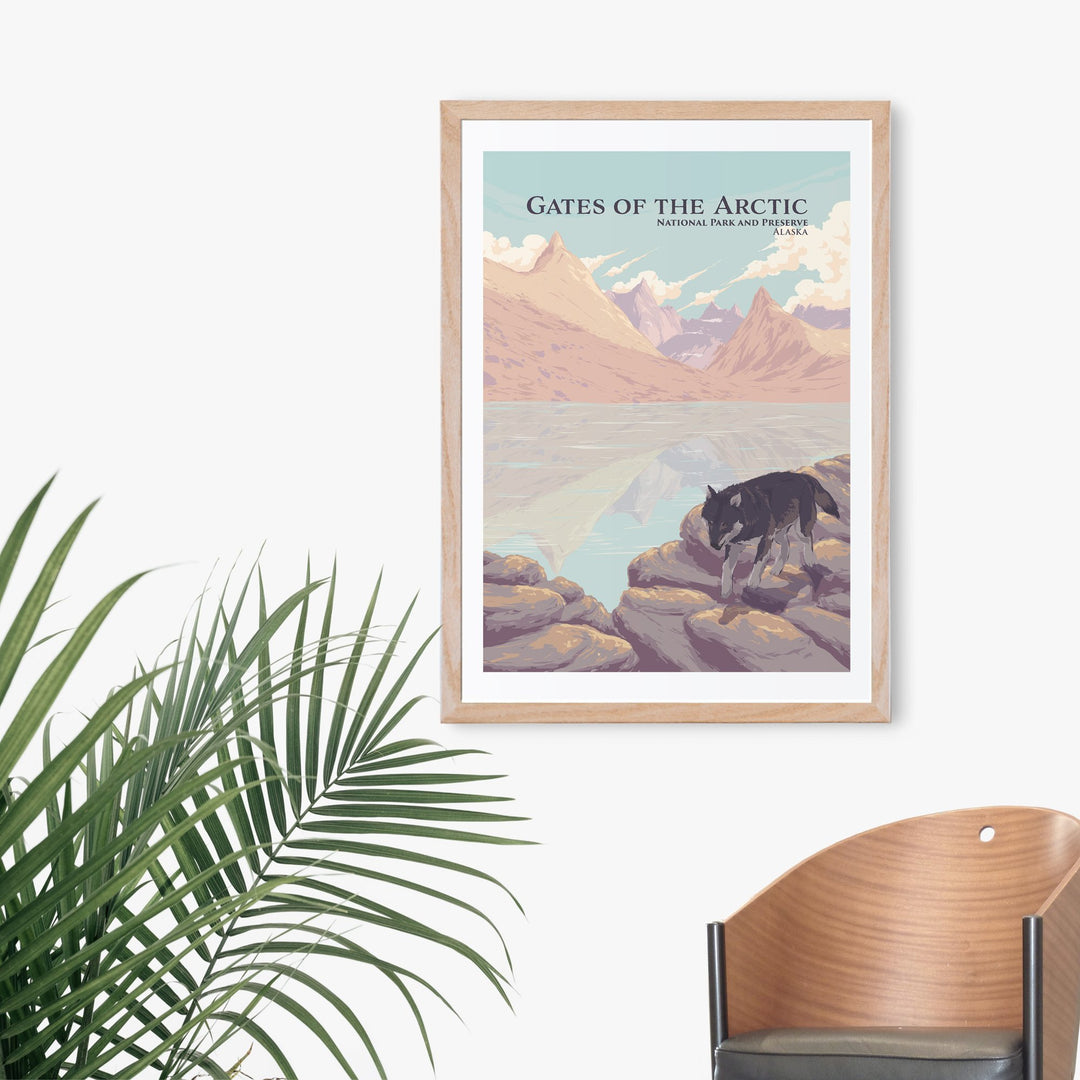 Gates of the Arctic National Park Travel Poster