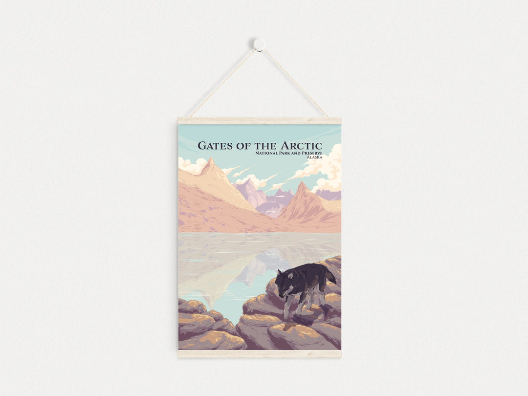 Gates of the Arctic National Park Travel Poster