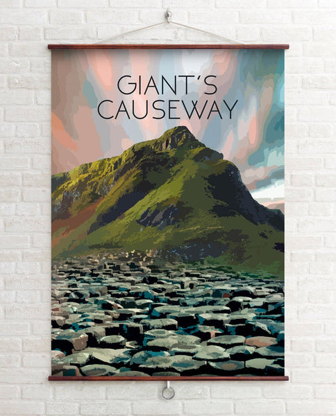 Giant's Causeway Travel Poster