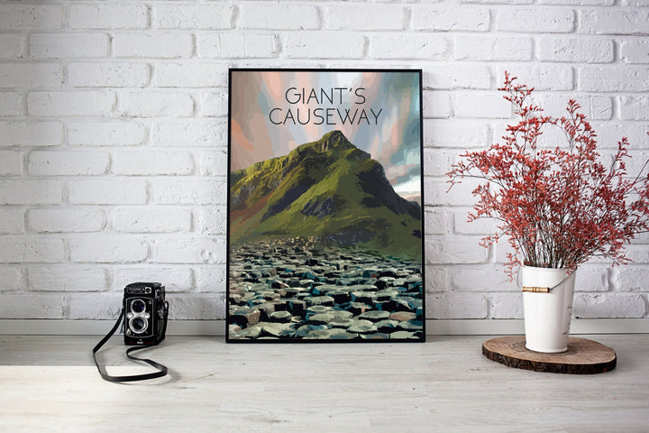 Giant's Causeway Travel Poster