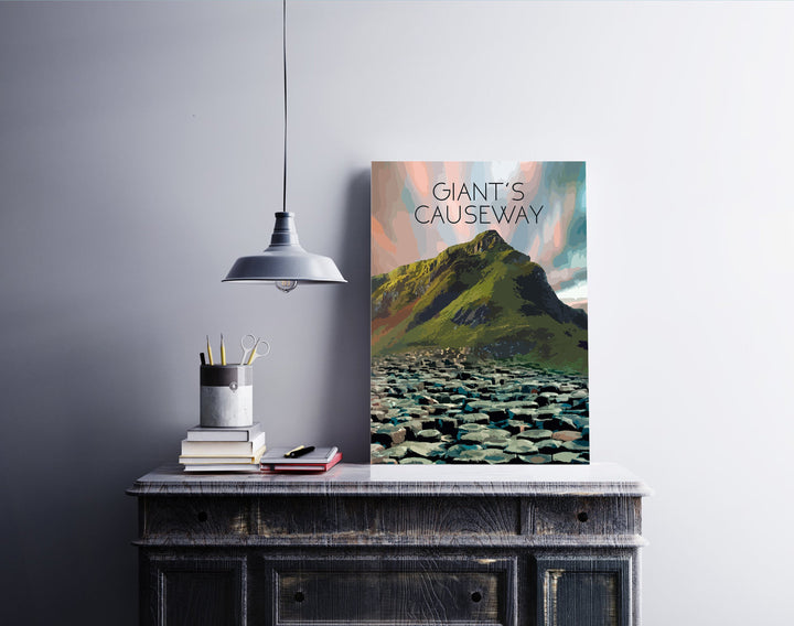 Giant's Causeway Travel Poster