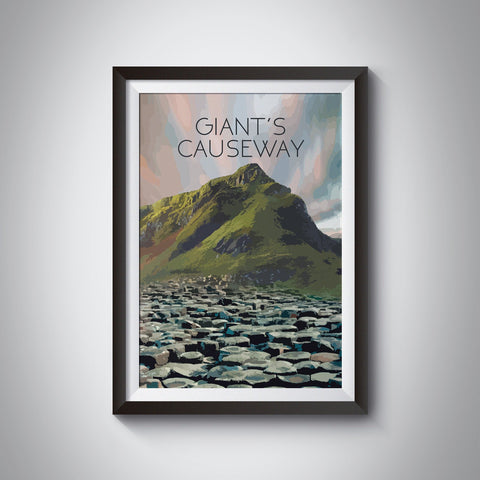 Giant's Causeway Travel Poster
