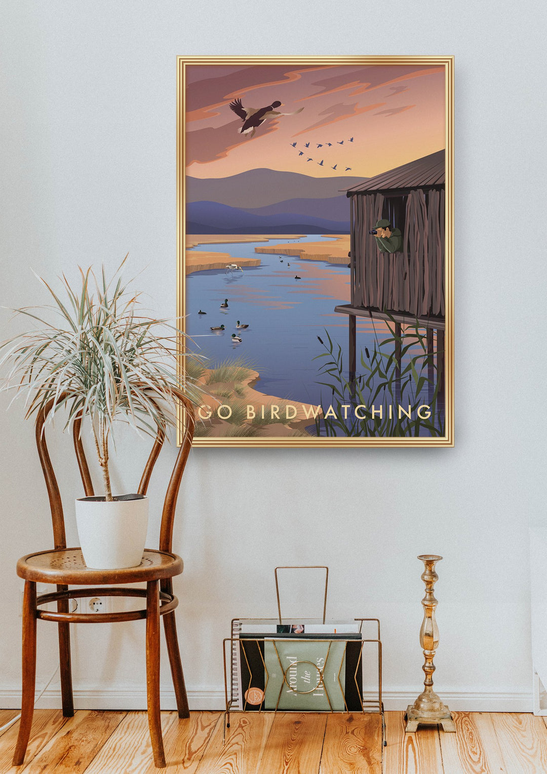 Go Birdwatching Travel Poster