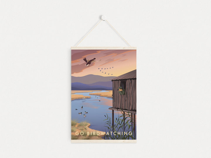 Go Birdwatching Travel Poster