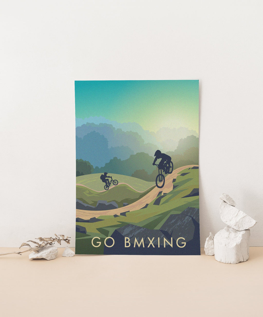 Go BMXing Travel Poster